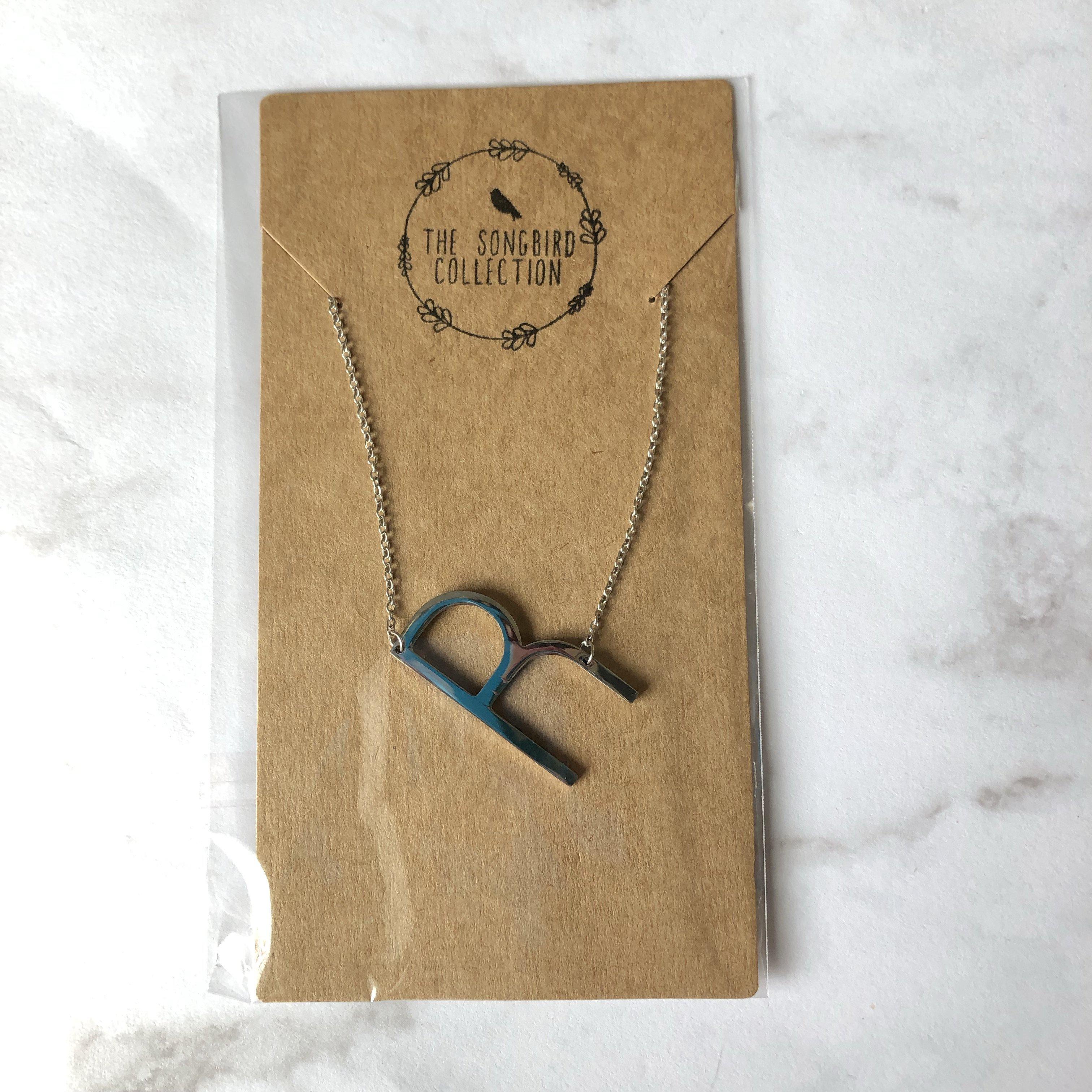 ABCs and XYZs Monogram Letter Necklace