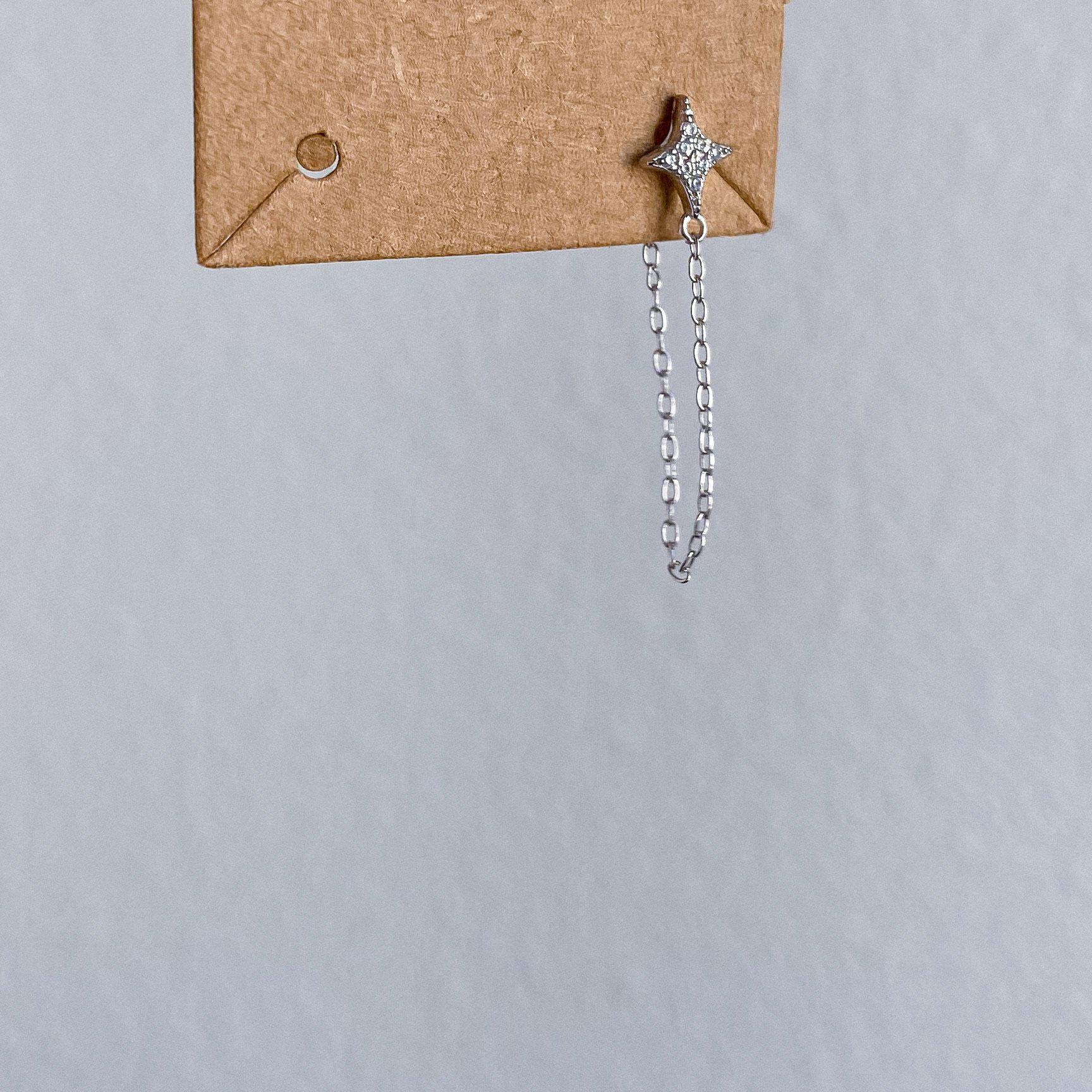 Cielo Chain Huggie Earring - LAST CHANCE!