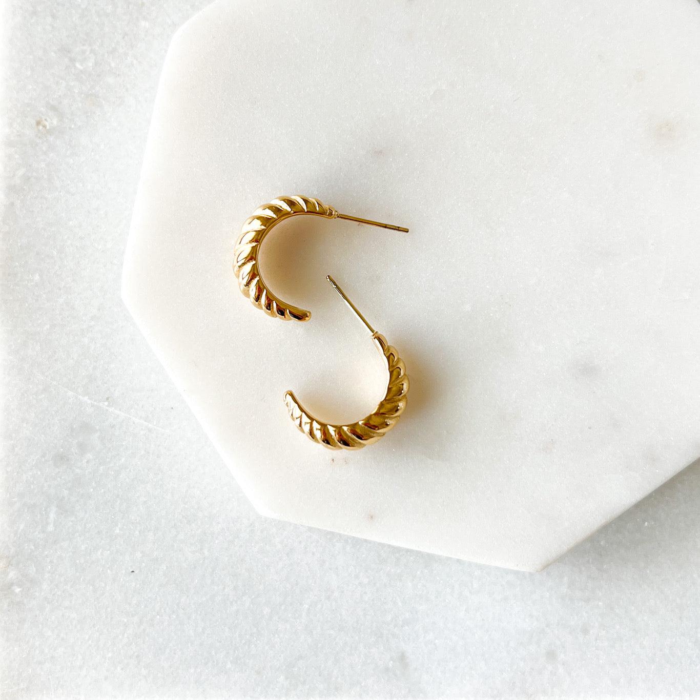 Emile Croissant Earrings