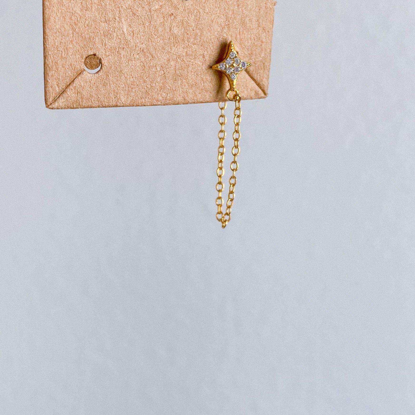 Cielo Chain Huggie Earring - LAST CHANCE!