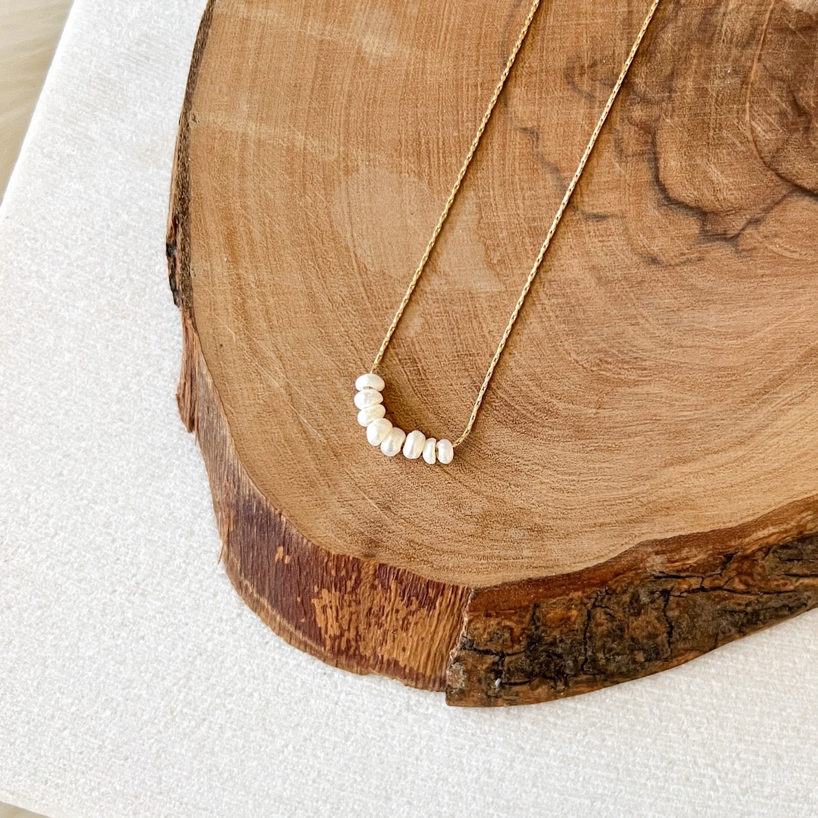 Amerie Pearl Seed Beads Necklace - LAST CHANCE!