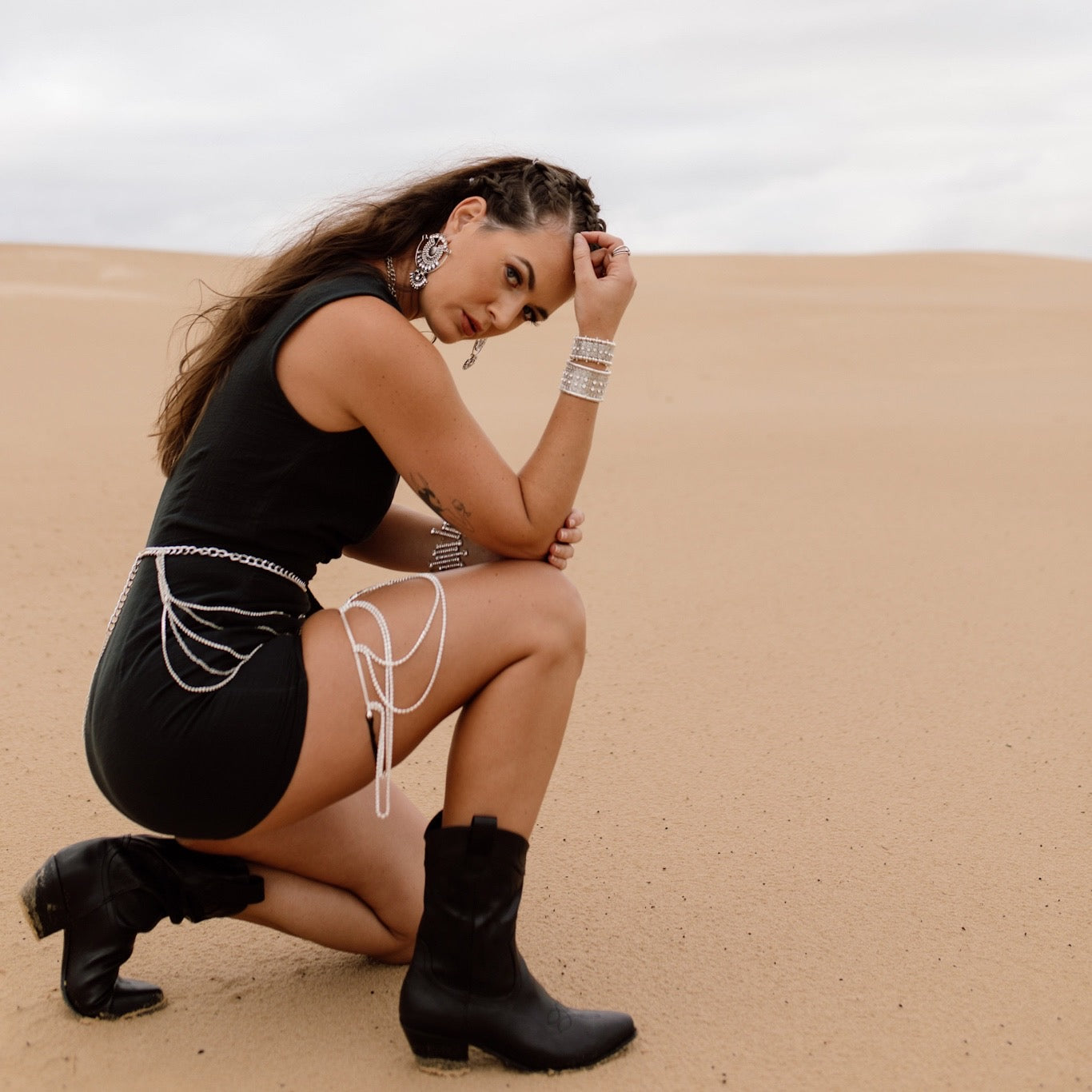 Drippin Glam Rhinestone Leg Chain - LAST CHANCE!