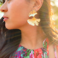 Wisdom Leaf Earrings - LAST CHANCE
