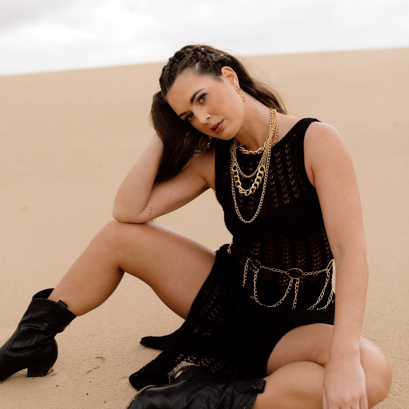 Chévere Layered Chain Necklace - LAST CHANCE!