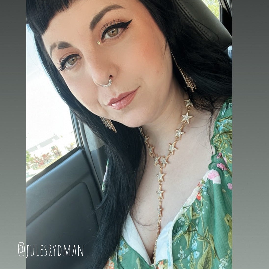 Star Spangled Drop Necklace - LAST CHANCE!