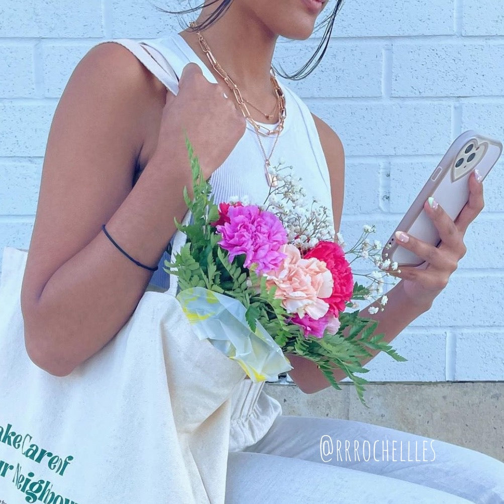 Heart & Lock Layered Chain Necklace - LAST CHANCE