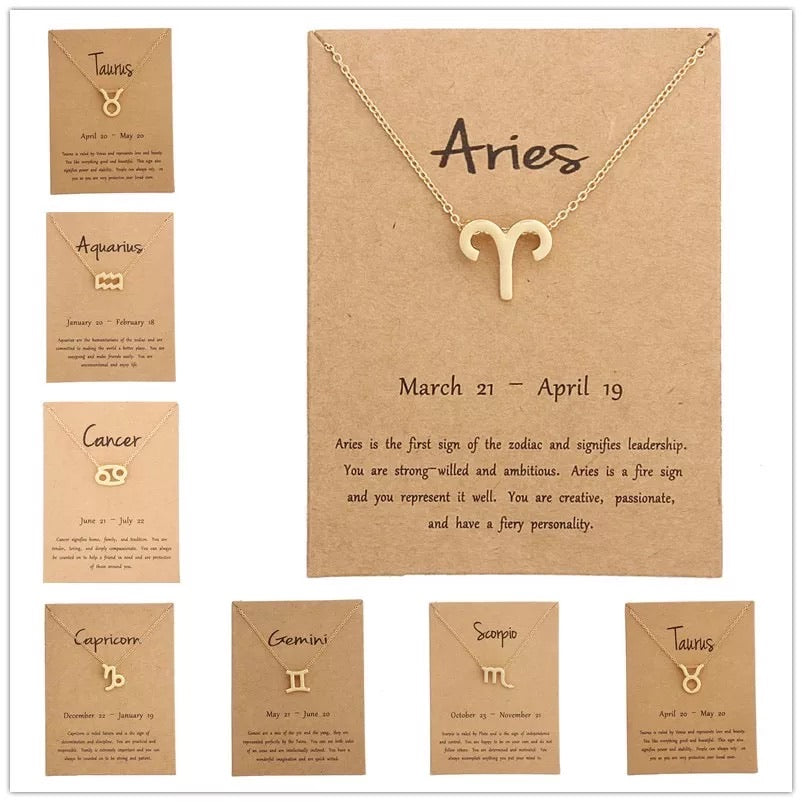 Star Sign Necklace - LAST CHANCE / FINAL SALE
