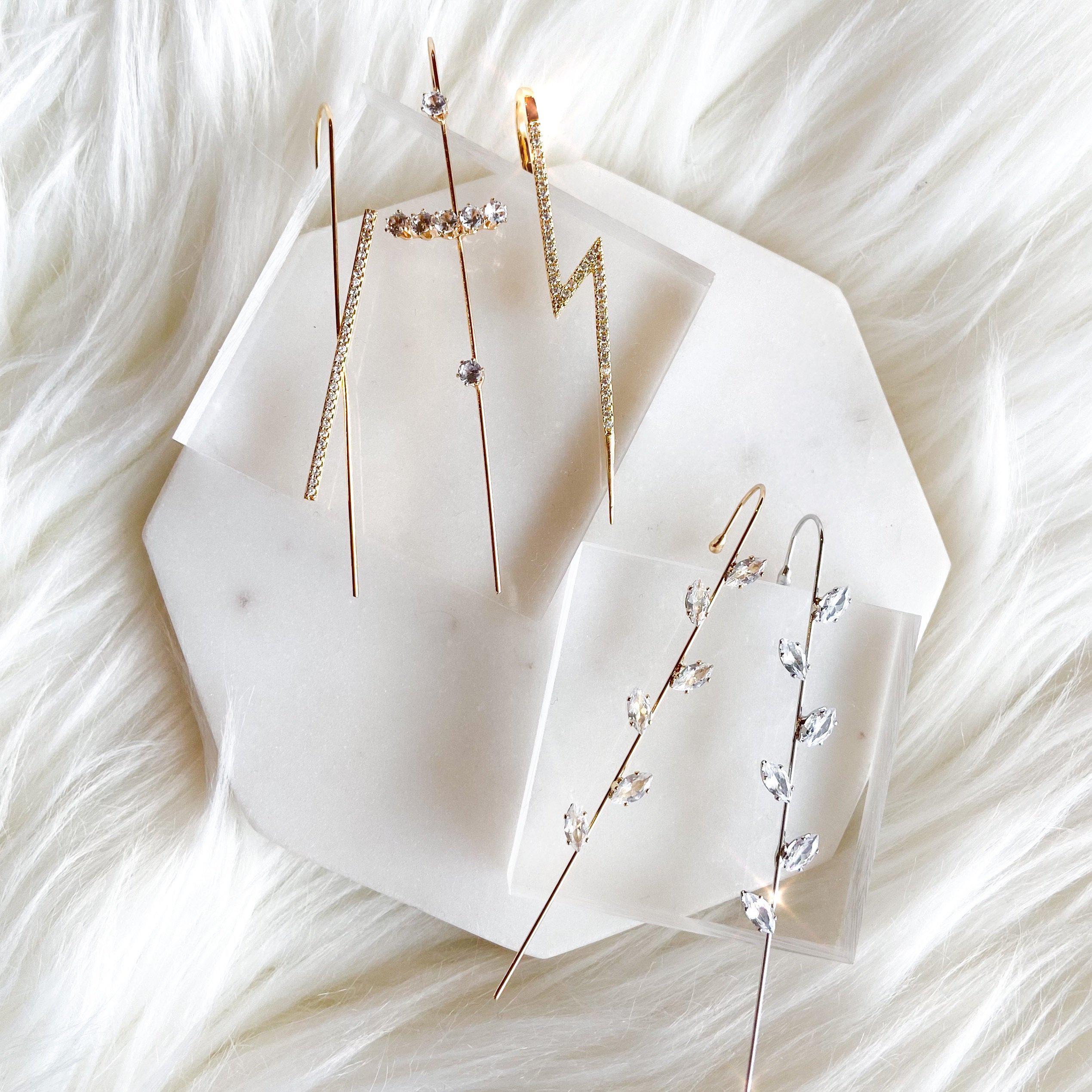 Azalea Leaves Ear Hook / Ear Cuff - LAST CHANCE!