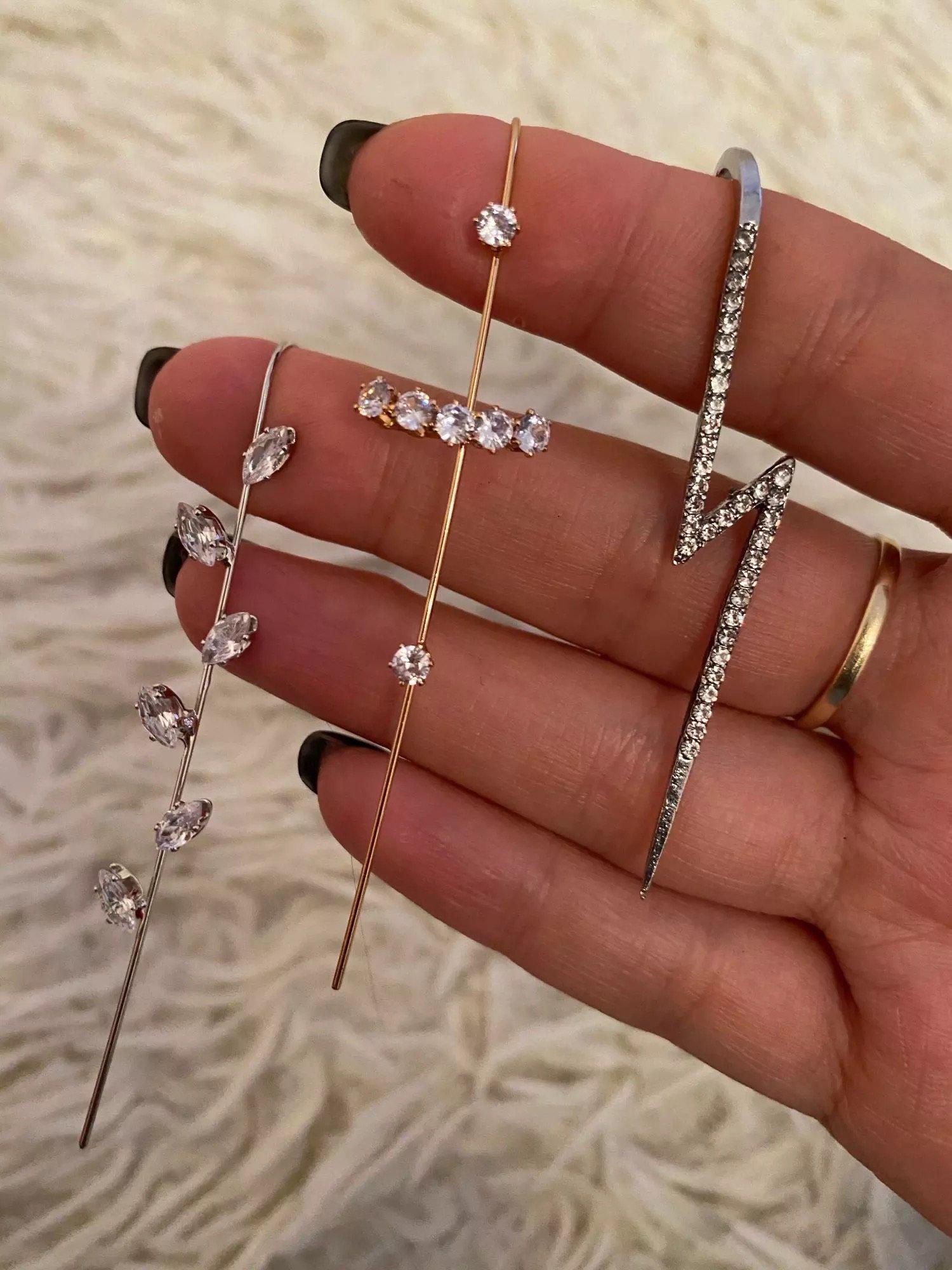 Crystal Bliss Ear Hook / Ear Cuff - LAST CHANCE!