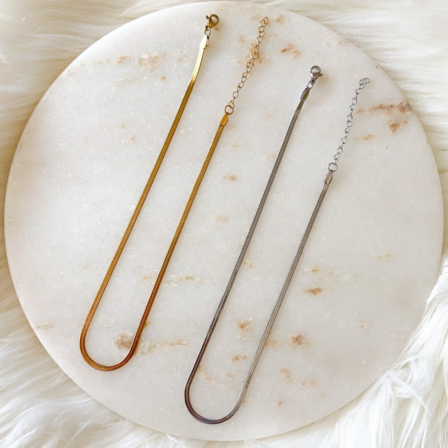 Sultry Snake Necklace - Stainless Steel - 2 Sizes LAST CHANCE!