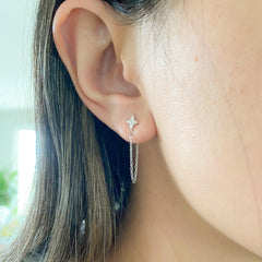 Cielo Chain Huggie Earring - LAST CHANCE!