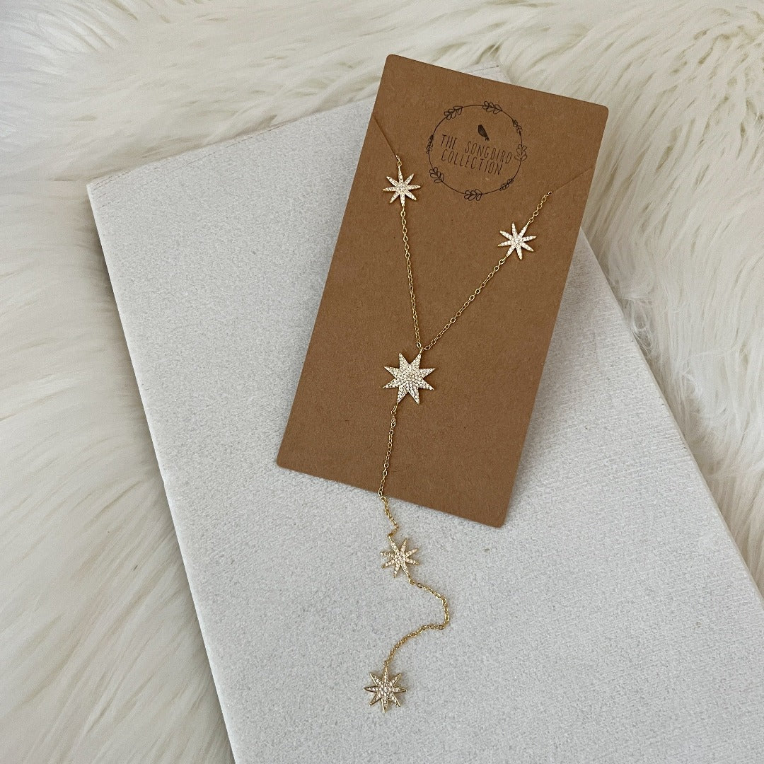 Eternal Stars Lariat Necklace