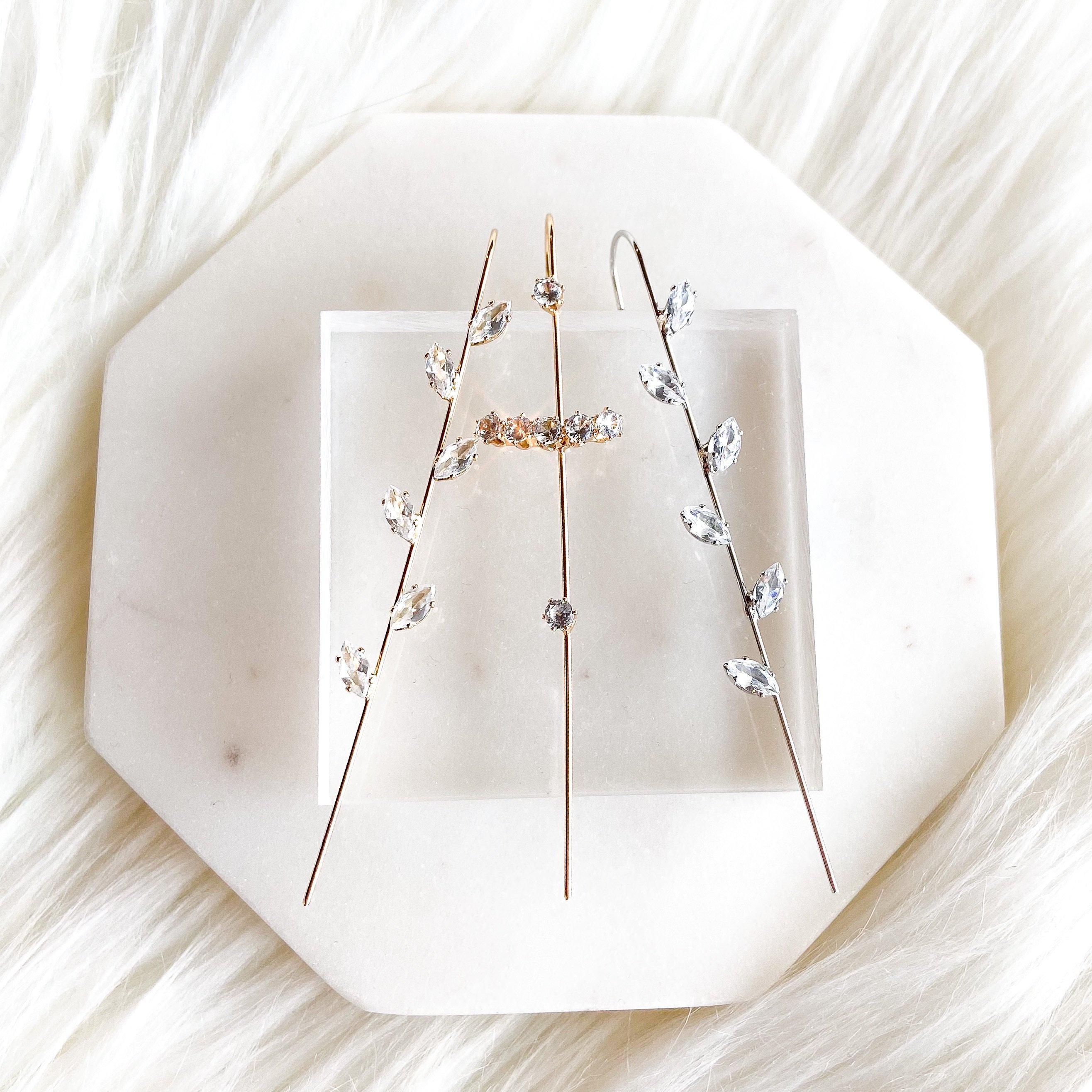 Azalea Leaves Ear Hook / Ear Cuff - LAST CHANCE!