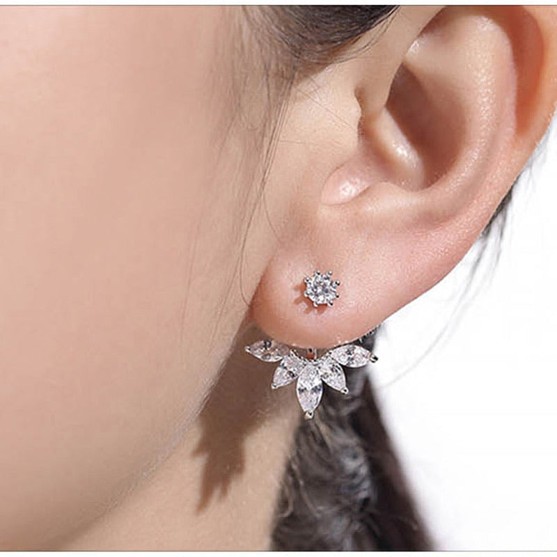 Tiara Ear Jacket Earrings - LAST CHANCE!