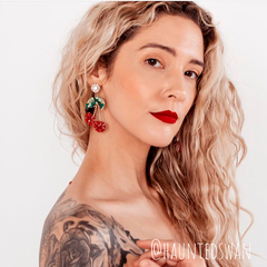 🍒 Cherry Bomb Earrings  🍒 LAST CHANCE!