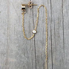 Ari Chain Link Threader Earring