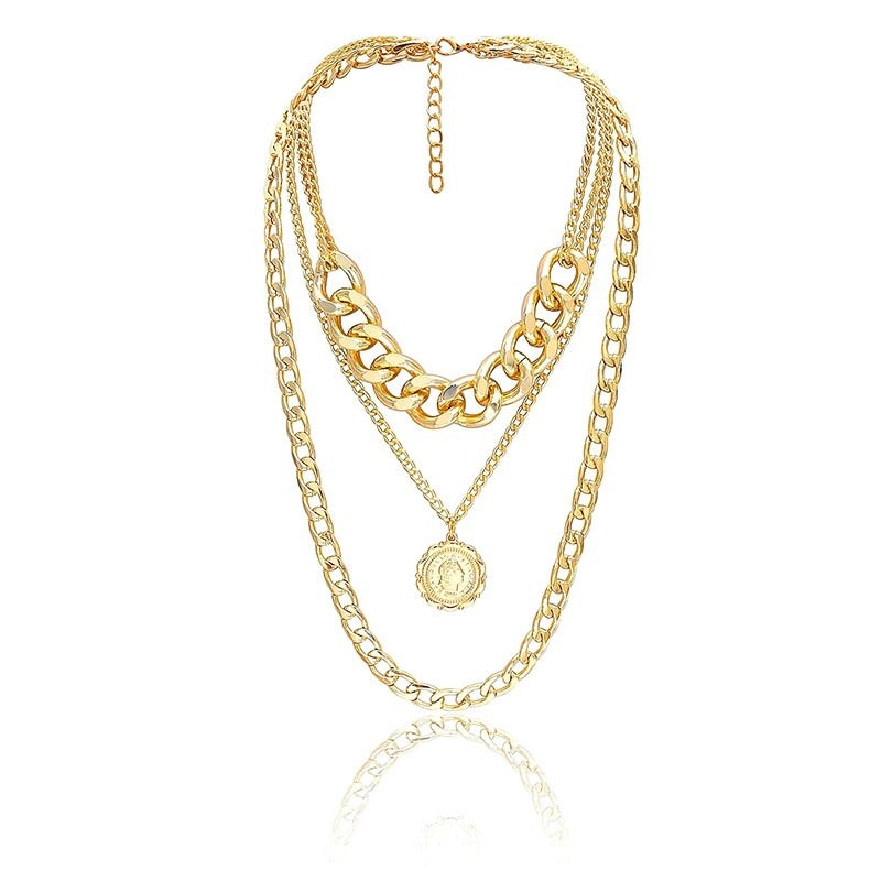 Letizia Layered Chain Necklace - LAST CHANCE!