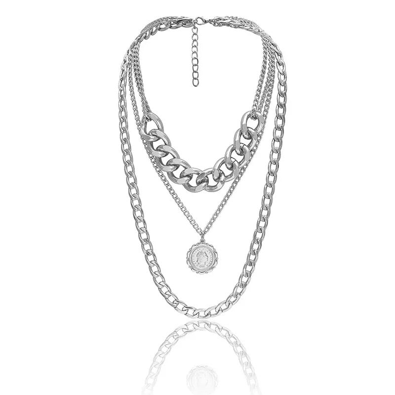Letizia Layered Chain Necklace - LAST CHANCE!