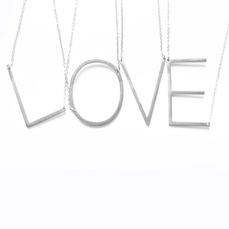 ABCs and XYZs Monogram Letter Necklace